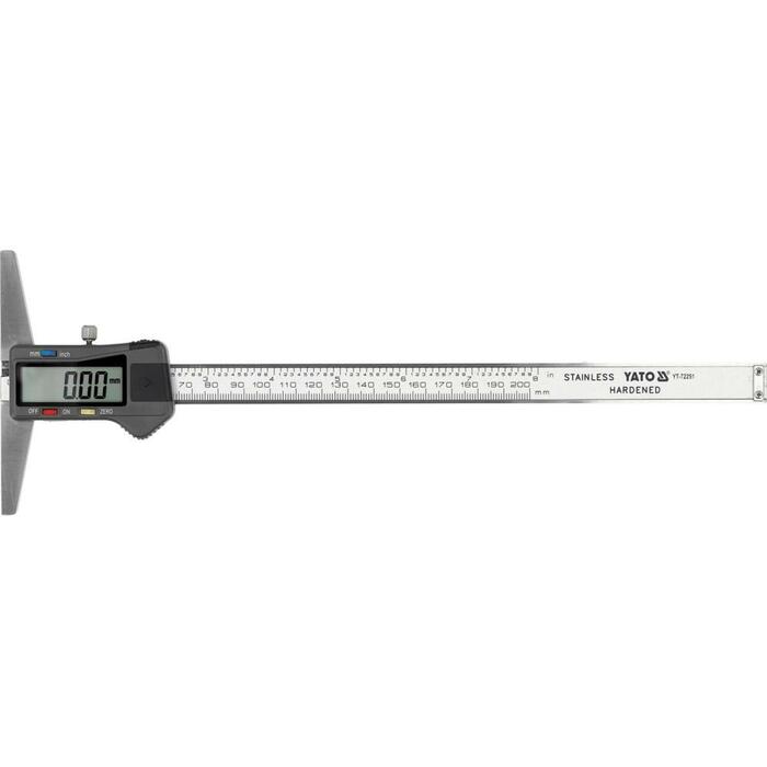 Yato YT-72251 Digitālais dziļuma kalibrs 0-200