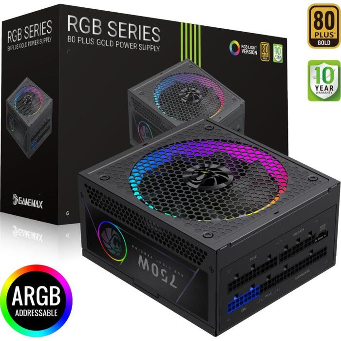 Gamemax barošanas bloks RGB 750G, 750