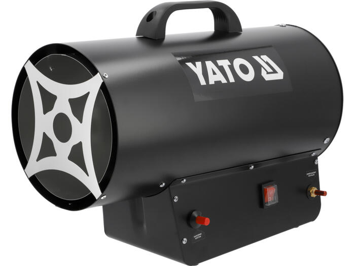 Yato YT-99733 gāzes sildītājs, 30kW, 650m³/h, 2.18kg/h, 0.7bar, IPX4, 70W, pjezo aizdedze, aizsardzība pret pārkaršanu (YT-99733)
