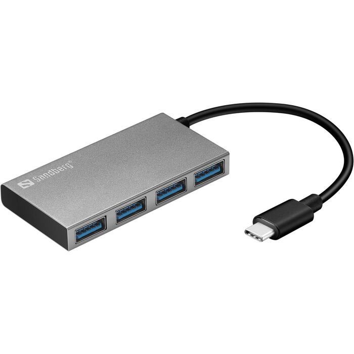 Sandberg USB centrmezgls 136-20, 4 x