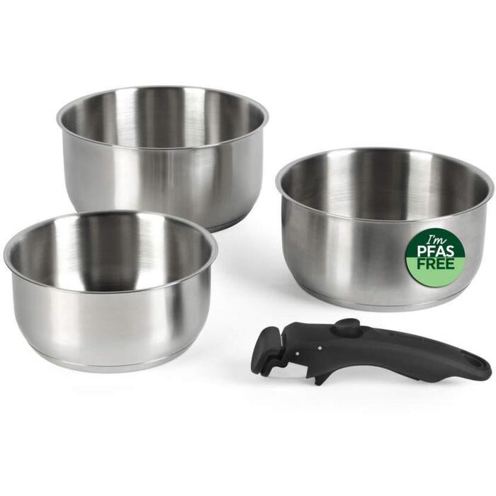 Russell Hobbs Kastroļu komplekts RH04034, sudraba