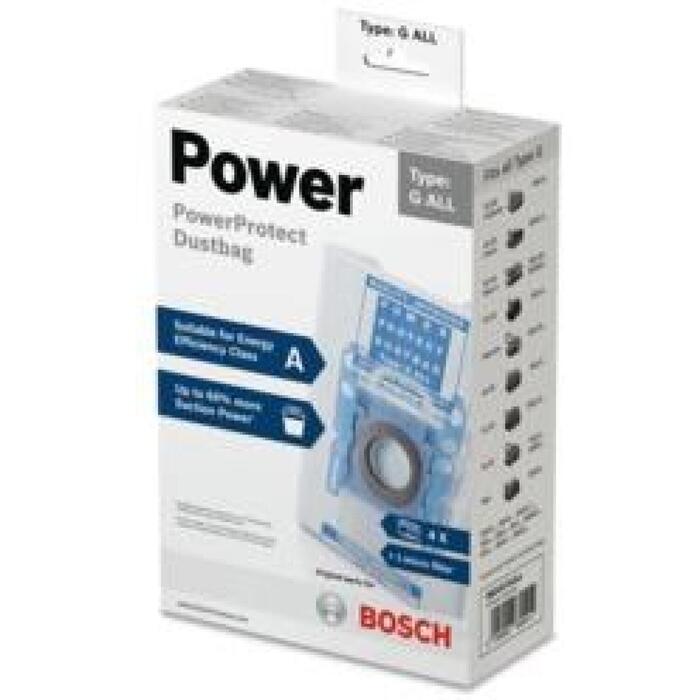 Bosch putekļu sūcēja piederumu komplekts BBZ41FGALL, 4 putekļu maisiņi, 1 filtrs, saderīgs ar BSG71266, BSGL51269 (BBZ41FGALL)