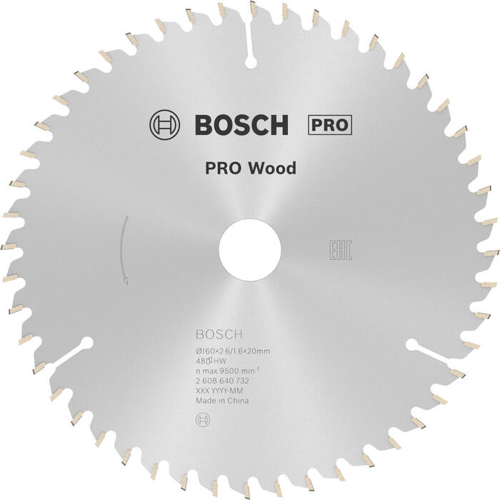Ripzāģa disks 160x20/16 Optiline Wood, Rokas