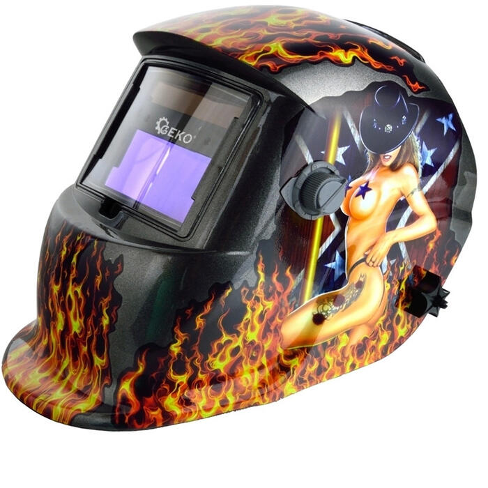 Metinātāja maska PROFI-FLAME, automātisks filtrs Geko