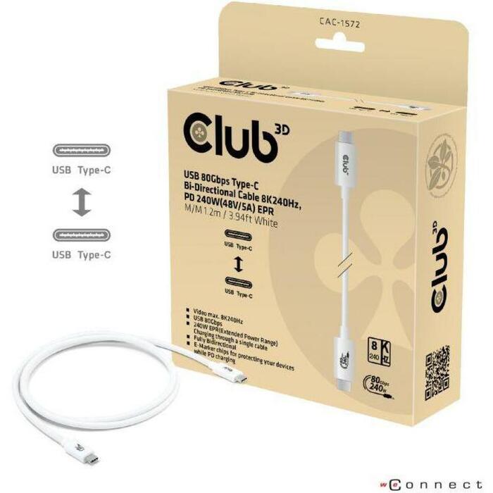 Club3D dokstacija CAC-1572 USB-C uz USB-C