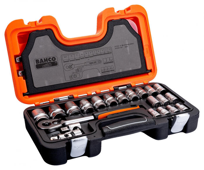 Набор инструментов 1/2 ";, 24 предмета S240 Bahco (S240)