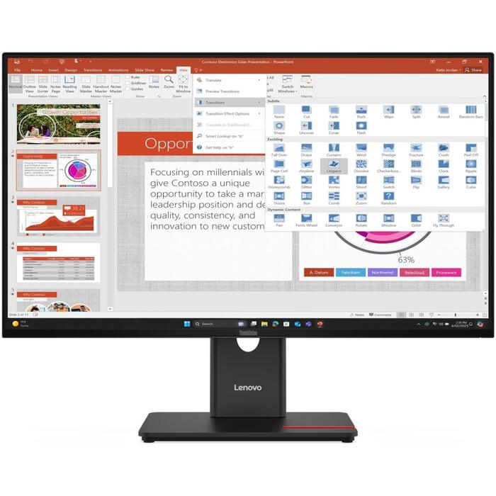 Lenovo LED monitors T27-40 64A5MAT6EU, 27&quot