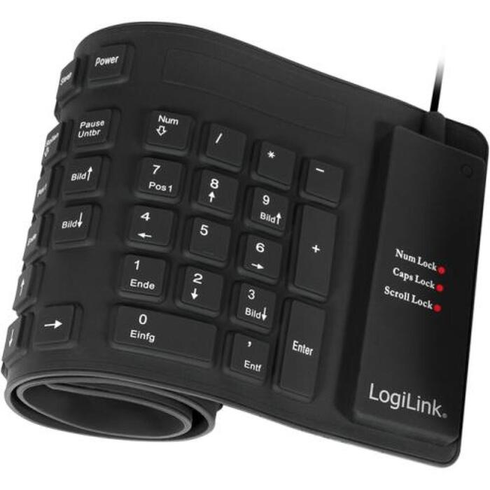 Logilink Klaviatūra ID0019A, 109 taustiņi, USB
