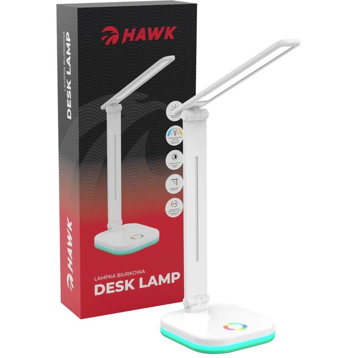 Hawk HWDL001WH galda lampa, 5W, LED