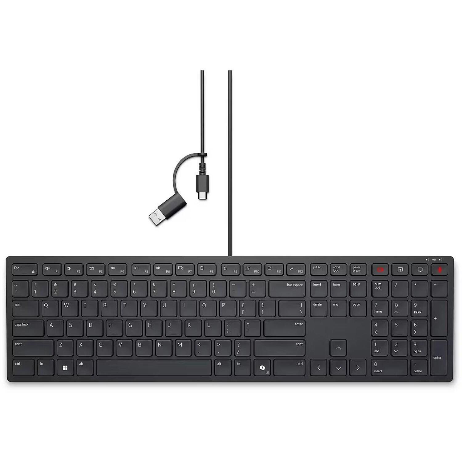 Dell klaviatūra KB525C 580-BBSV, USB-C, lietuviešu