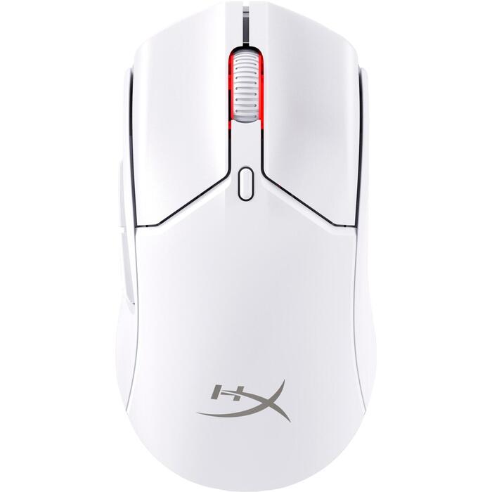 HyperX bezvadu spēļu pele Pulsefire Haste 2 Mini 7D389AA, 26000 DPI, 650 ips, 1000 Hz, 6 pogas, 100 milj. klikšķu, 100 h, LiPo (7D389AA)