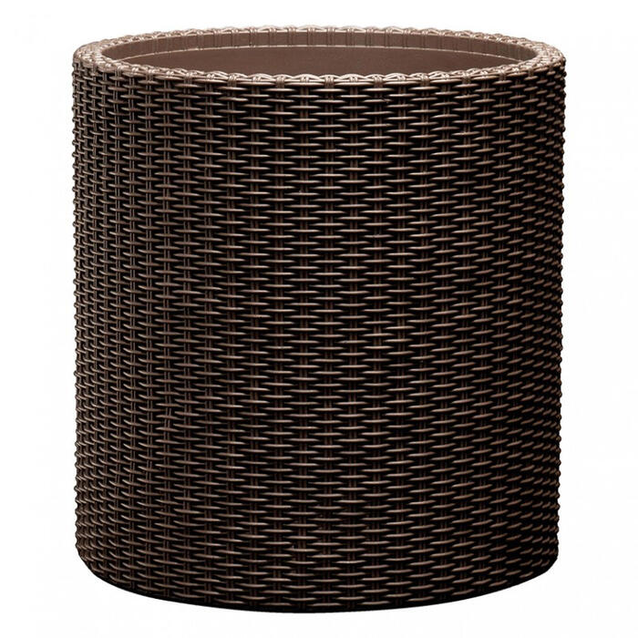 Горшок для цветов Large Cylinder Planter коричневый 29197837590 KETER (29197837590)