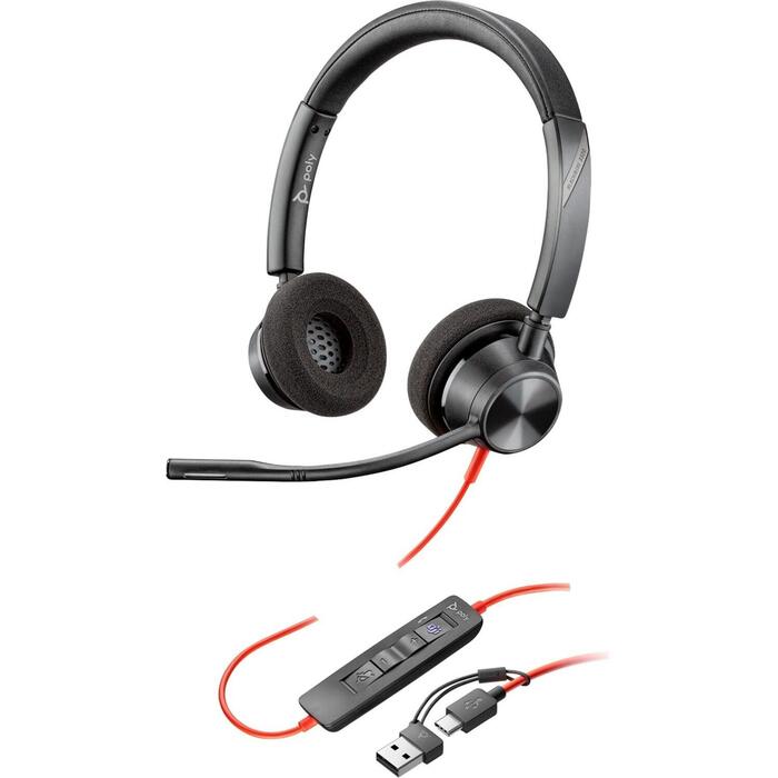 HP Poly Blackwire 3320M USB-C Stereo