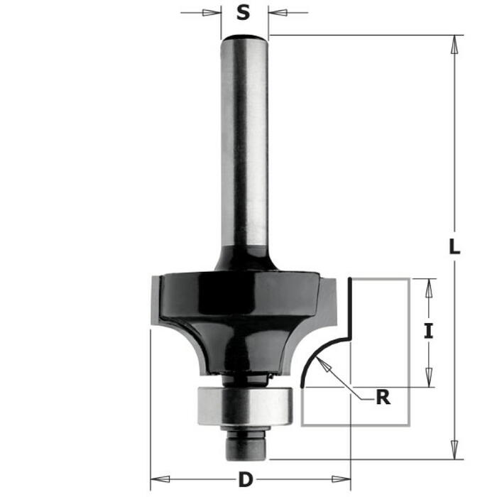 Cmt Frēzes asmens uzgalis K938-222, 22,2mm, 12,7mm, 54mm, 4,8mm, 2, 8mm, HW, koks (K938-222)