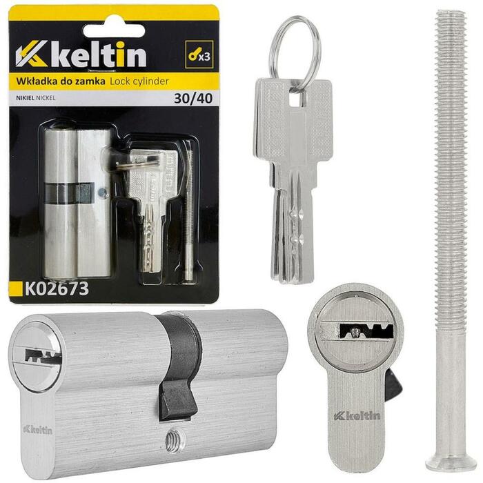 Keltin Slēdzenes cilindrs K02673, 30/30 mm
