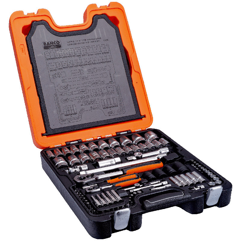Muciņu komplekts 1/4" un 1/2" 106gab S106 BAHCO (S106)