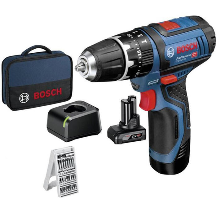 Urbjmašīna GSB 12V-15, 1x2;1x4Ah GAL