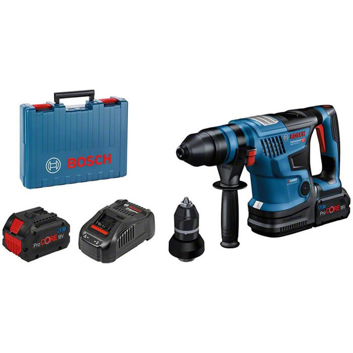 Пробойник аккумуляторный GBH 18V-34 CF, CC 2x5.5PrC, CoMo, 1880CV 0611914003 BOSCH (0611914003)