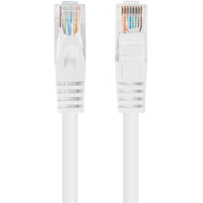 Lanberg Patchcord CAT.6 UTP 0.5M white fluke passed 10-pack | PCU6-20CC-0050-W (PCU6-20CC-0050-W)