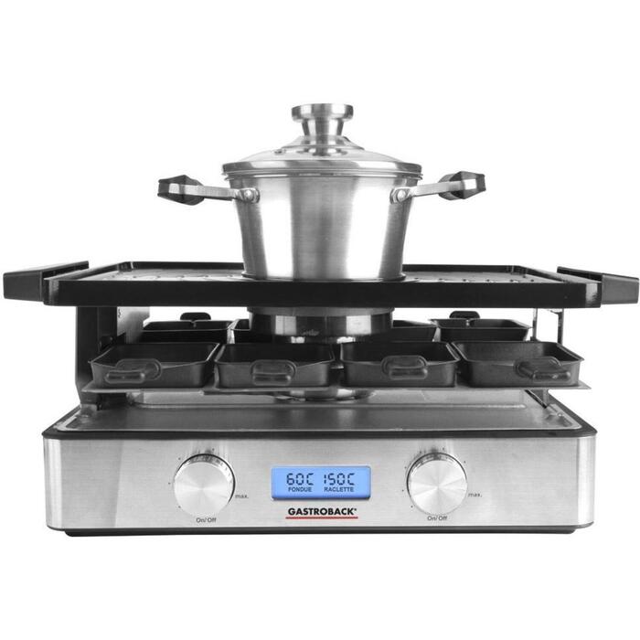 Gastroback Raclette-Fondue 42562, 2200 W, 1