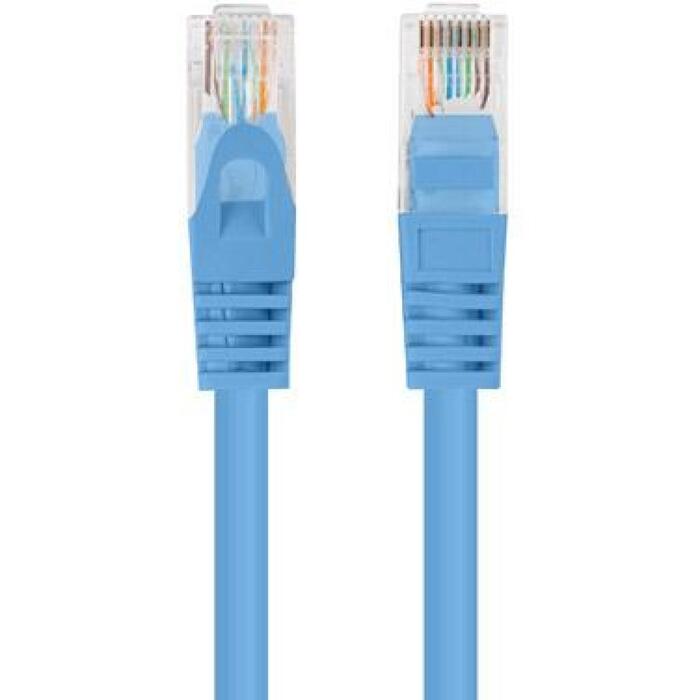 Lanberg Patchcord CAT.6 UTP 1.5M fluke passed 10-pack, Blue | PCU6-20CC-0150-B (PCU6-20CC-0150-B)