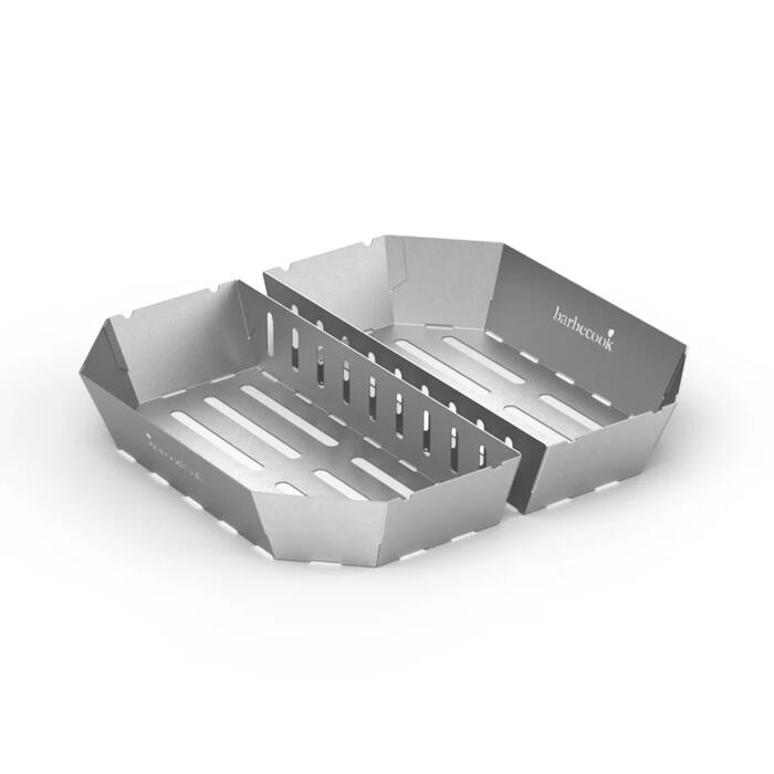 Barbecook ogļu trauks BC-ACC-7450, 32cm, 16.5cm, 6cm, nerūsējošais tērauds, paredzēts grilēšanai (BC-ACC-7450)