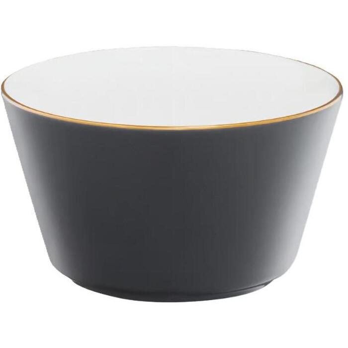 AMBITION Bļodiņa porcelāna Royal 14cm, tumši