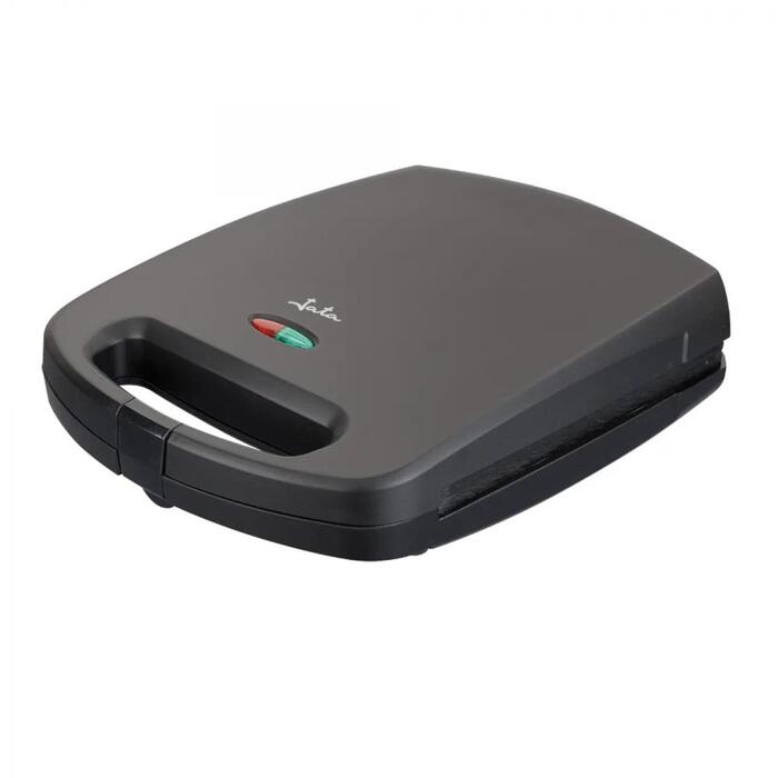 Jata SW546 sendviču tosteris, 1500 W, 230 V, 50 Hz, 4 sviestmaizes, nepielīpošs pārklājums, neslīdoša pamatne, melns (SW546)