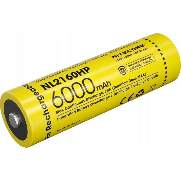 Nitecore Lādējāmās baterijas NC-NL2160HP 6000 mAh