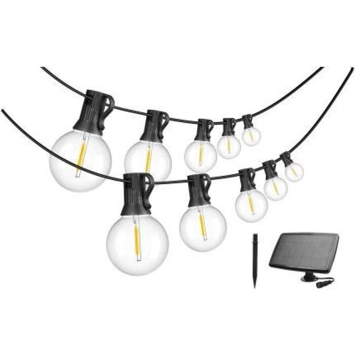 ArtFlow Dek. lampu virtene ar saules