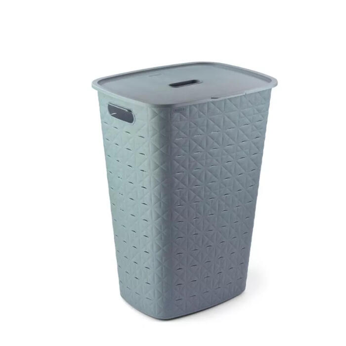 Curver Softex veļas kaste 0800571Z69, 56L, 42x31,6x60cm, plastmasa, zilganzaļa (0800571Z69)