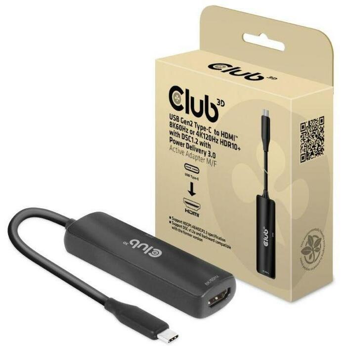 Club3D USB-C uz HDMI adapteris CAC-1588