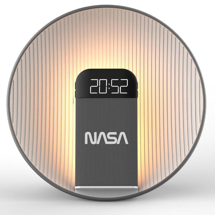 Nasa Bluetooth Skaļrunis/Modinātājs/SPC600, 5W, Qi 15W