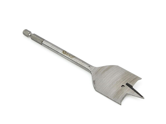 Koka urbis lāpstiņveida, 34x152mm, HEX kāts