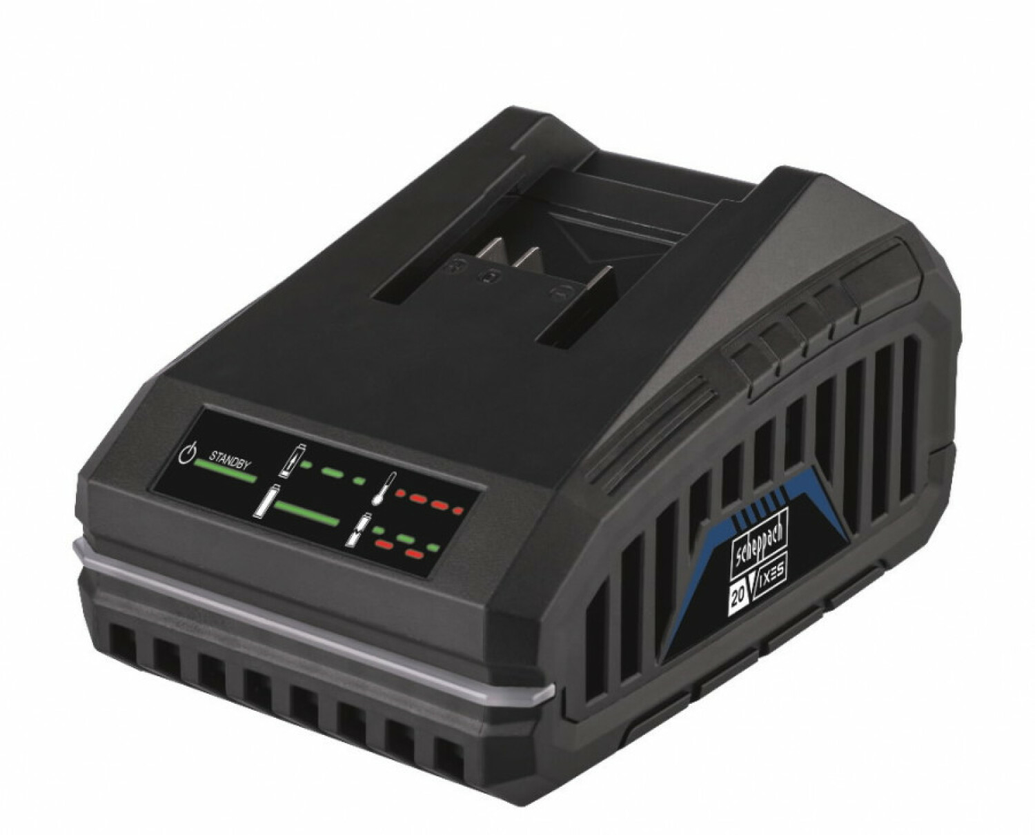 Scheppach SBC4.5A akumulatora lādētājs, 7909201711, 4,5A, 35min/2Ah, 60min/4Ah, LED indikatori (7909201711)