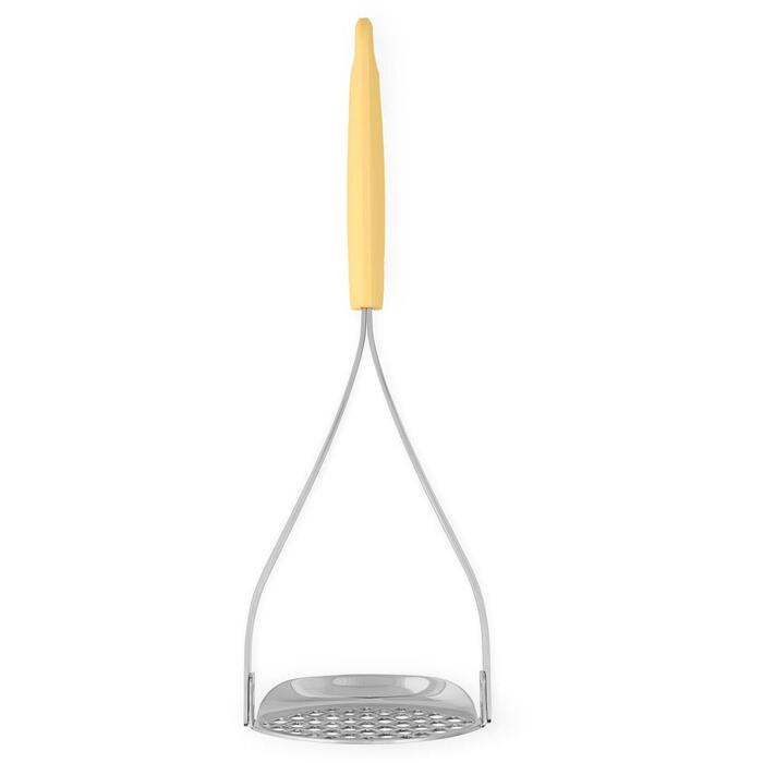 BRABANTIA Kartupeļu stampa un karote, Vanilla Yellow (229503)