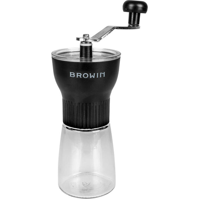 Browin 320500 manuālā kafijas dzirnaviņas, 30g, keramikas dzirnakmens, noņemams rokturis (320500)