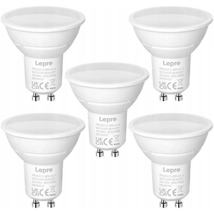 LEPRO 200073-WW-EU-5 GU10 LED spuldze, 4
