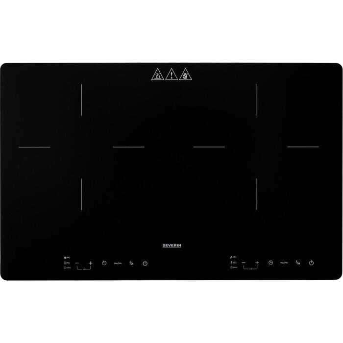 Severin DK 1033, 2 конфорки, 22см, 3400Вт, 10 уровней мощности, 60-240°C, сенсорный экран, таймер, автоотключение (1033)