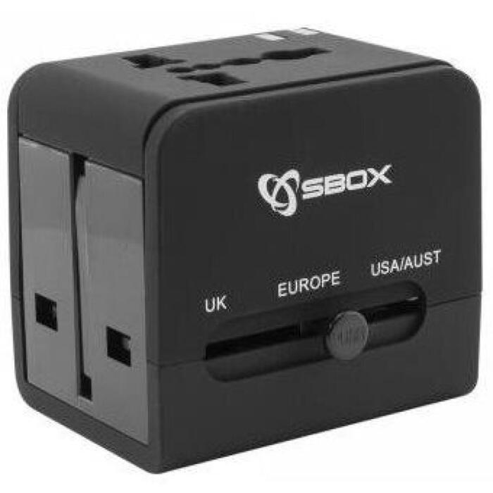 Sbox TA-23 Universal Travel Adapter with