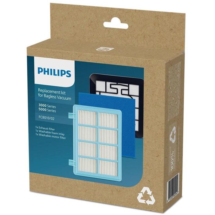 Philips Putekļu sūcēju filtru komplekts FC8010/02