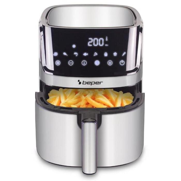 Beper Gaisa fritieris P101FRI070, 1700W, 7l, 8 programmas, 80-200°C, elektronisks panelis, nelīpošais pārklājums (P101FRI070)