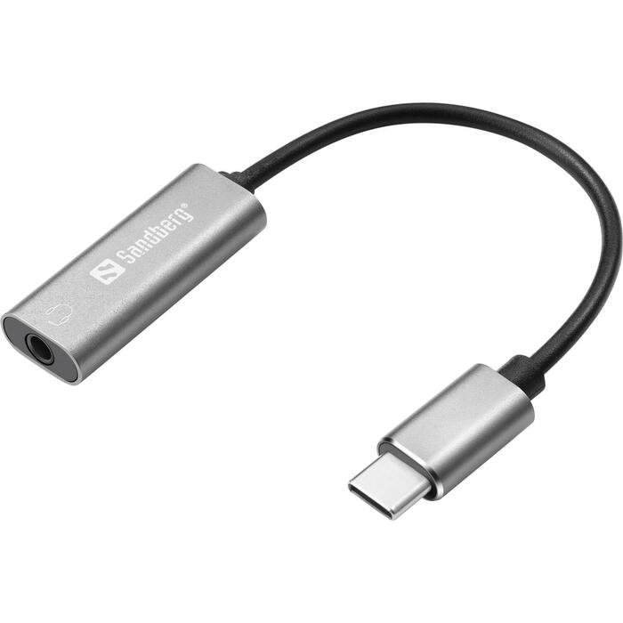 Sandberg USB-C Audio Adapteris 136-27, 1x3