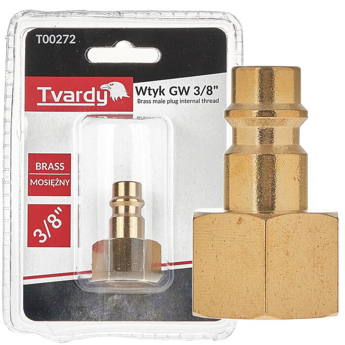 GEKO Misiņa vītnes kontakts 3/8", Tvardy