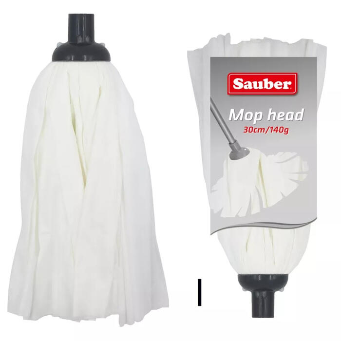 Apmaināmā mop galva viskoze/poliesters 140g /