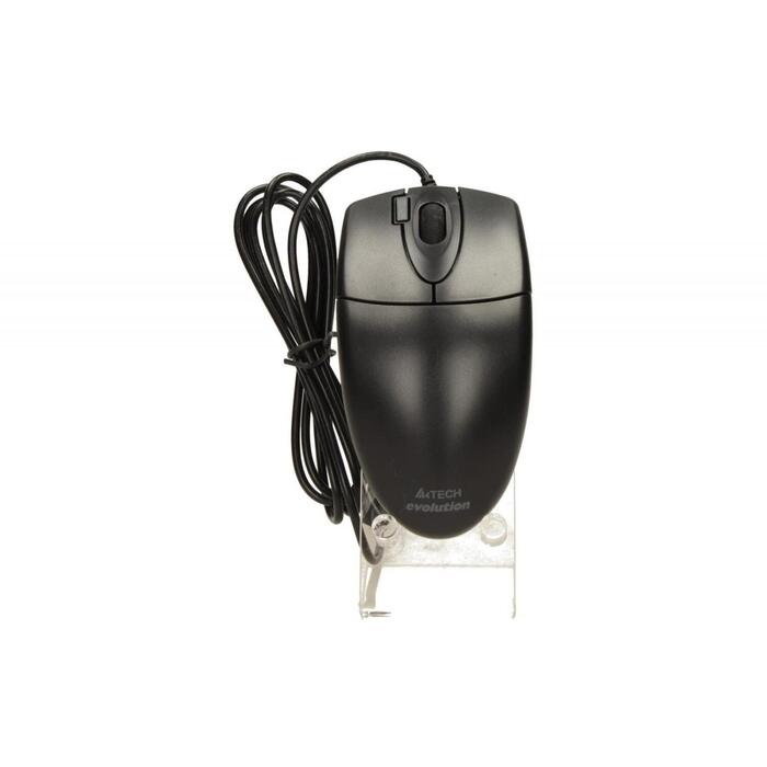 A4Tech OP-620D мышь, A4TMYS30398, 800 dpi, 4 кнопки, USB, проводная, черная (A4TMYS30398)