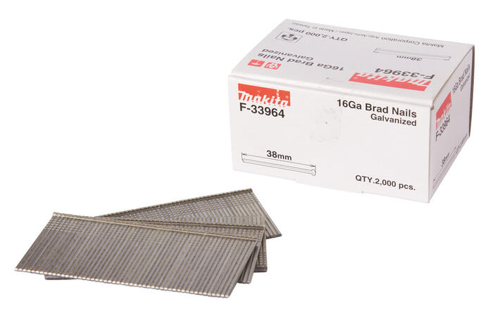 Tapiņnaglas 1,6X38mm 16ga 2000gab AF600