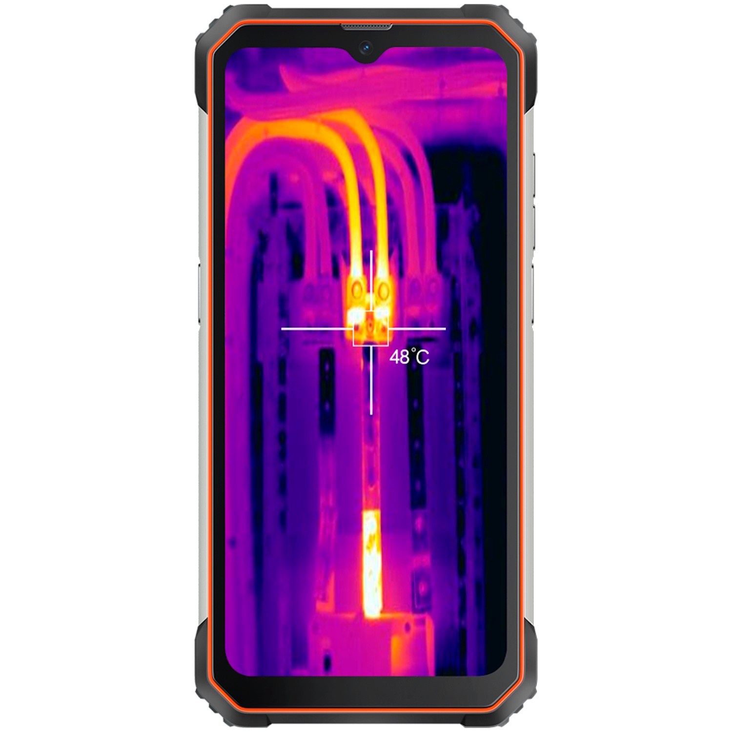 Защищенный смартфон 5G с тепловизором FLIR BL8800 Dual 5G Pro 6.58″ FHD+ 8 GB 128 GB 8380 mAh Оранжевый Blackview (BL8800_PRO-OR_EU)
