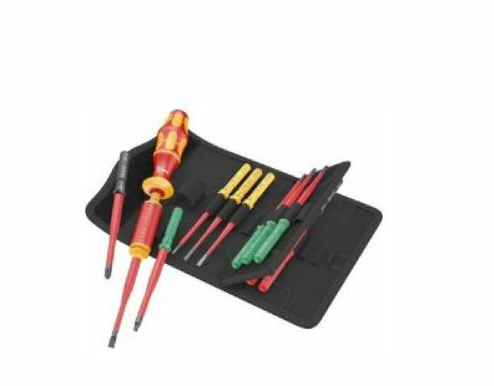 Wera 006605 Kraftform Kompakt VDE 15 Torque Extra Slim 1, 1.2-3.0 Нм, 15 предметов, изолированный, эргономичная рукоятка (006605)