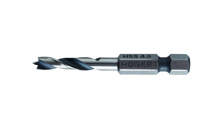Hogert HT6D344 HSS urbis, 1/4", Ø4mm